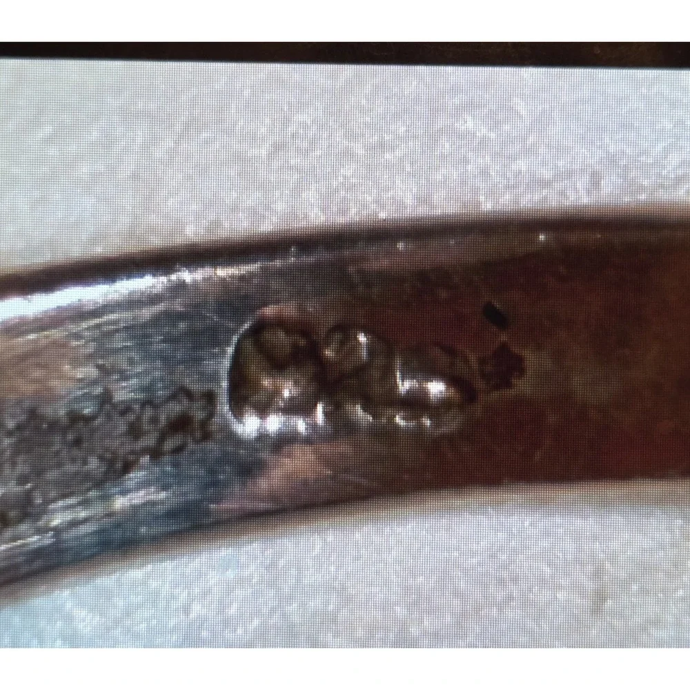 Vintage Sterling Silver Infinity Infinite Love Band Ring‎ Size 6.5